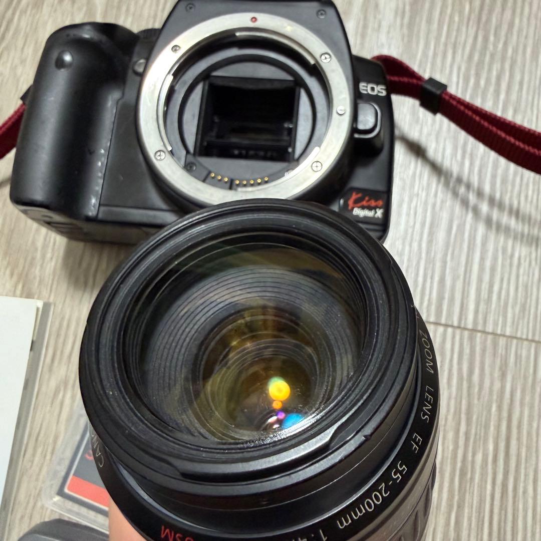 Canon EOS Kiss Digital X 一眼レフ セット 動作確認済
