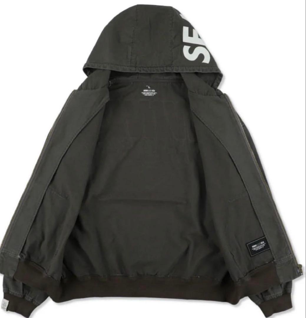 SMOOTHY x WDS ダックジップパーカー 黒L