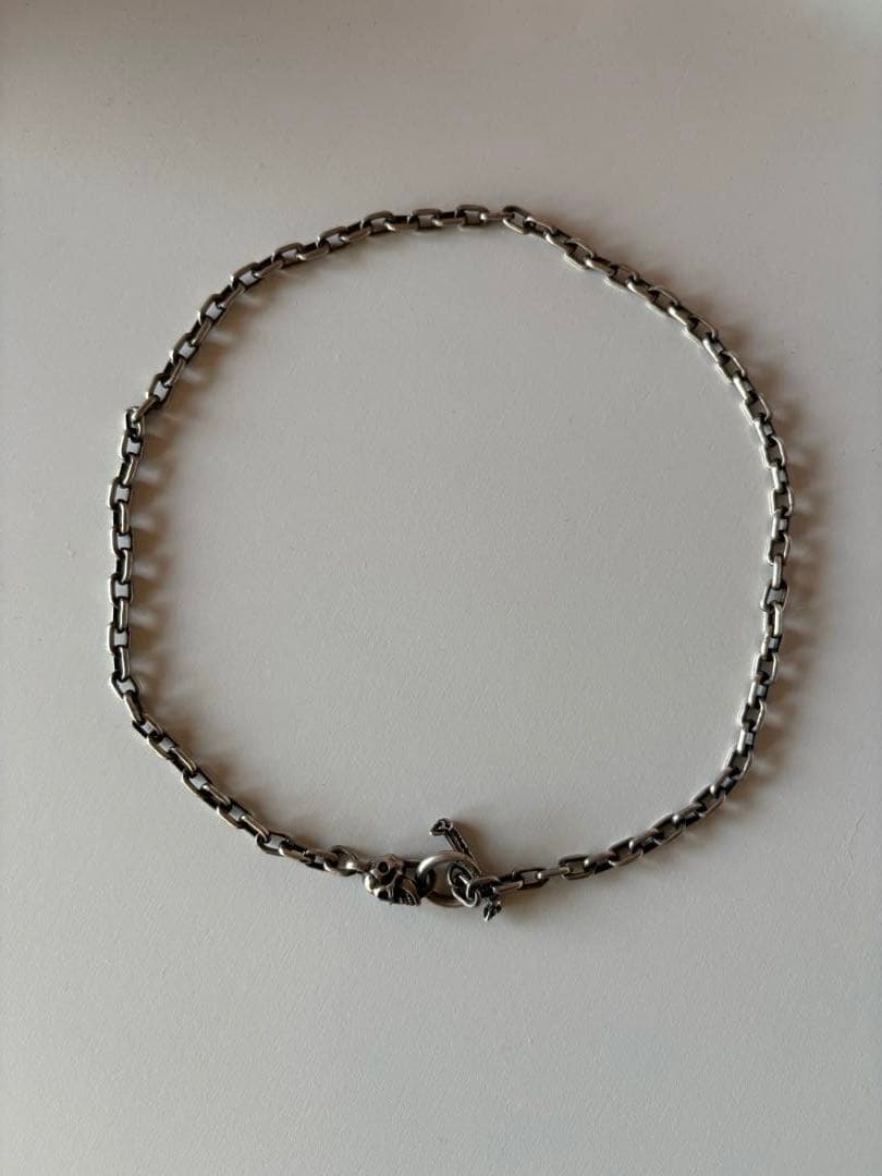 ガボラトリースカルヘッドチェーンネックレス