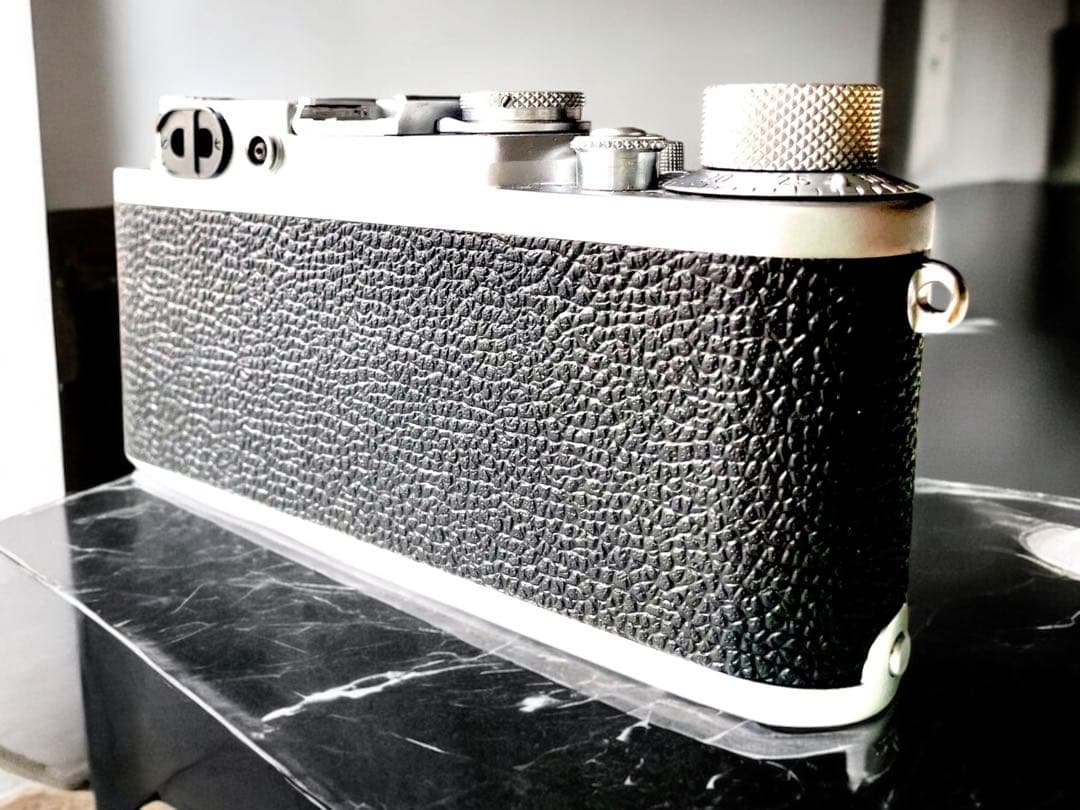 【OH済】Leica IIIf バルナックライカ セルフ付＋純正革ケース付