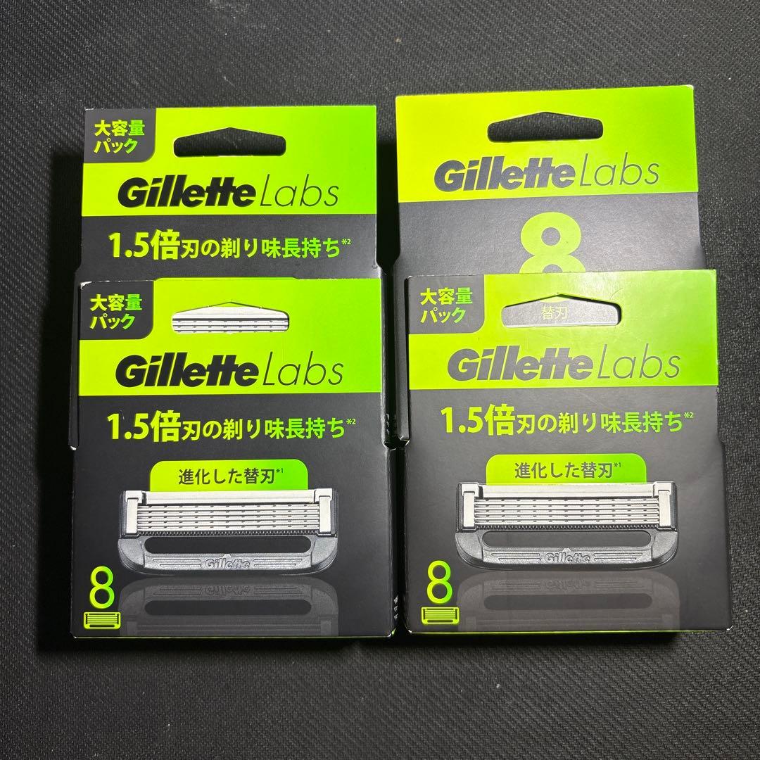 ジレットラボ　替刃8枚入り　4個セット