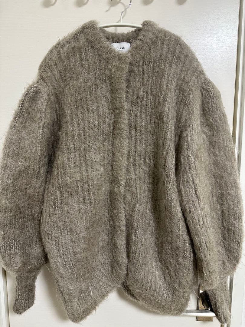 【新品未使用】CLANE クラネ　モヘアシャギーカーディガン