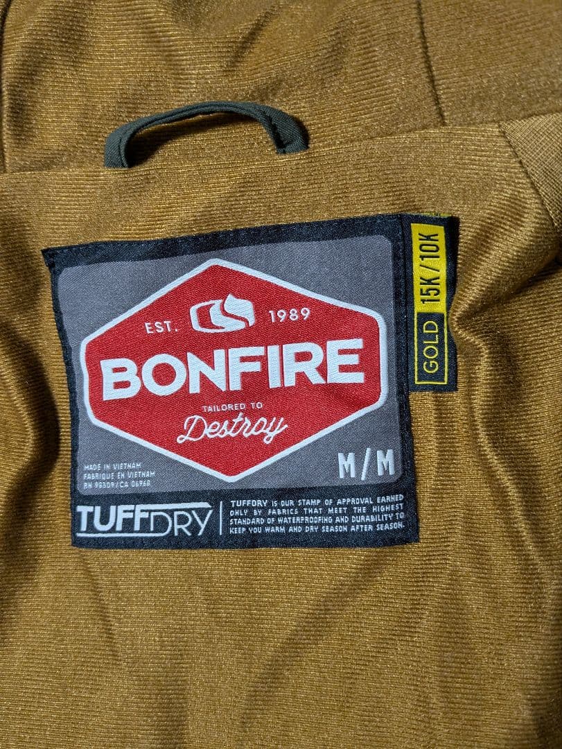 BONFIRE メンズ スノボードスノボースキーウェア　サイズM