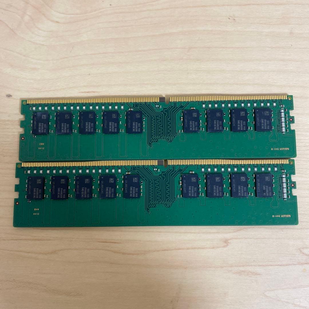 m*o様 メモリー 16GB 2Rx8 PC4-3200AA-EE1-11 /2