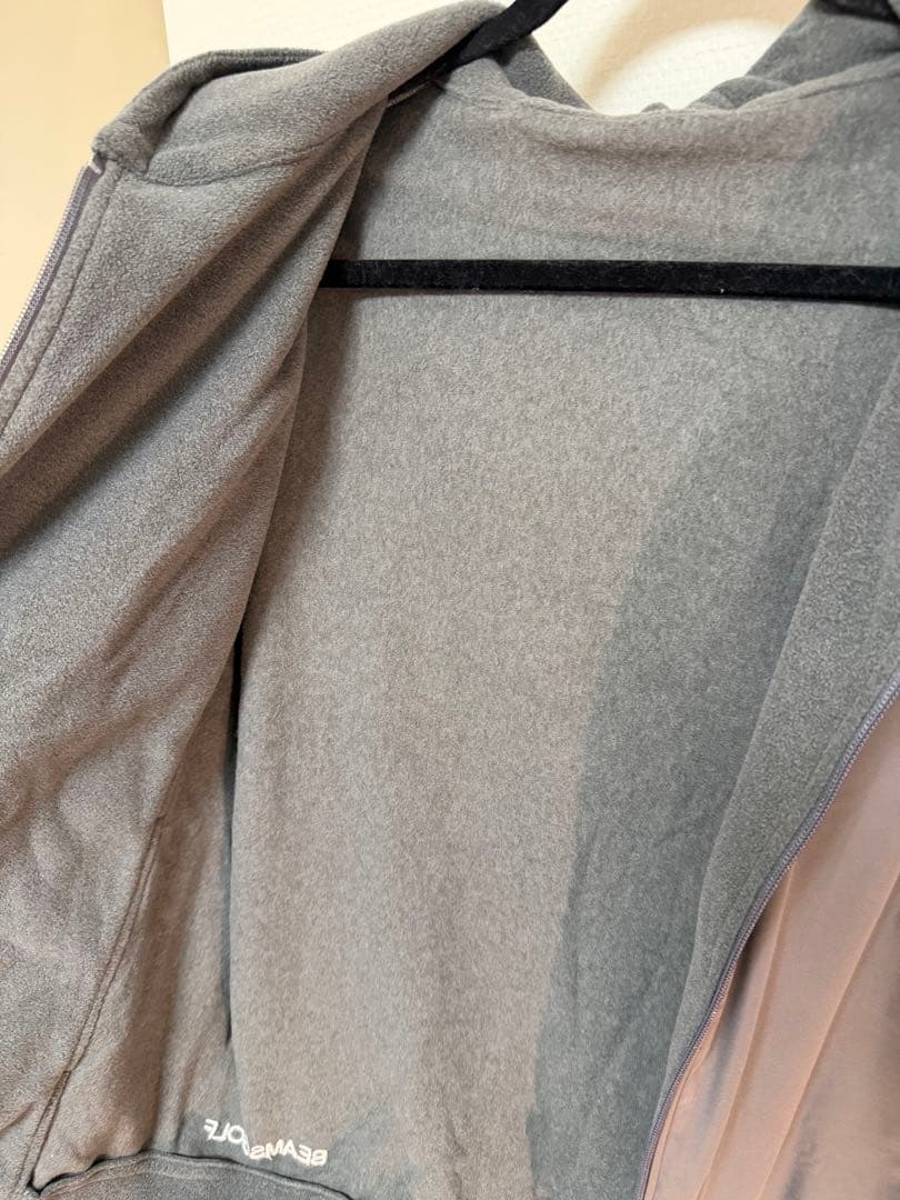 BEAMS GOLF フード付きフリースジャケット　XL