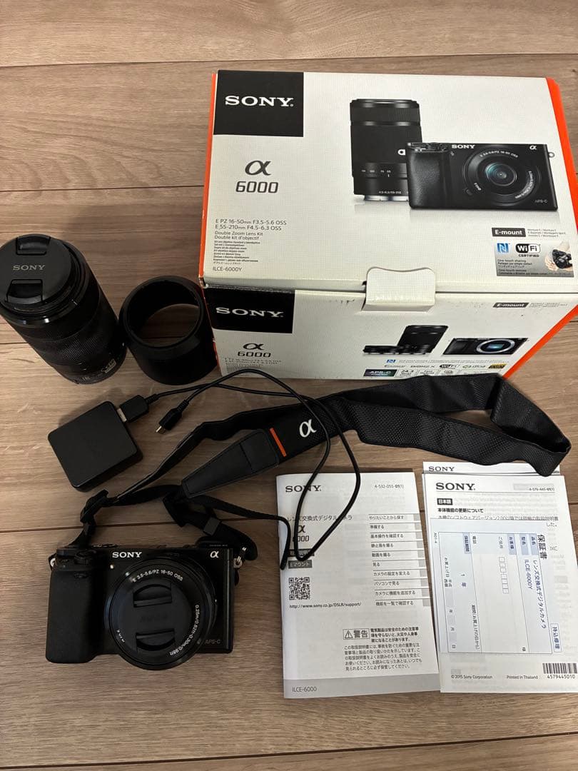 SONY α6000 ミラーレス一眼 E 18-55mm