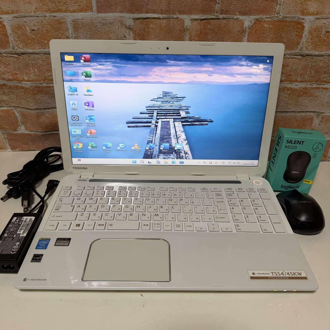 TOSHIBAノート PC SSD128GB Windows11 オフィス付き