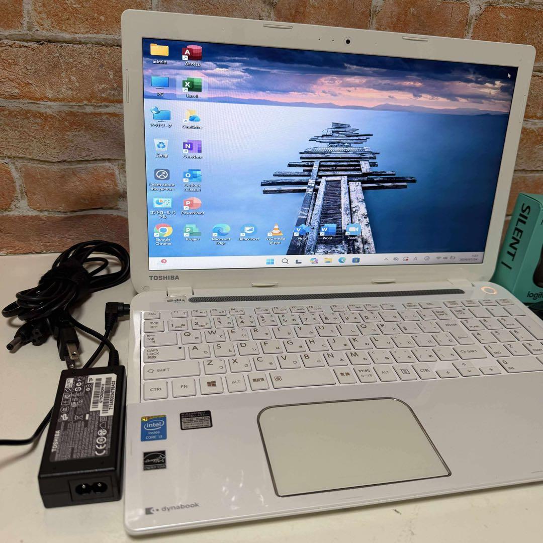 TOSHIBAノート PC SSD128GB Windows11 オフィス付き