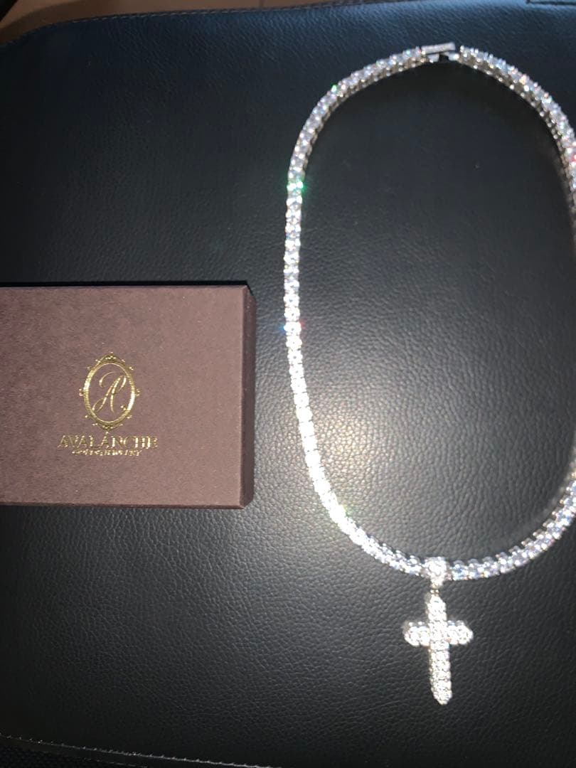 avalanche テニスチェーン　50センチ　➕　ペンダント　ネックレス