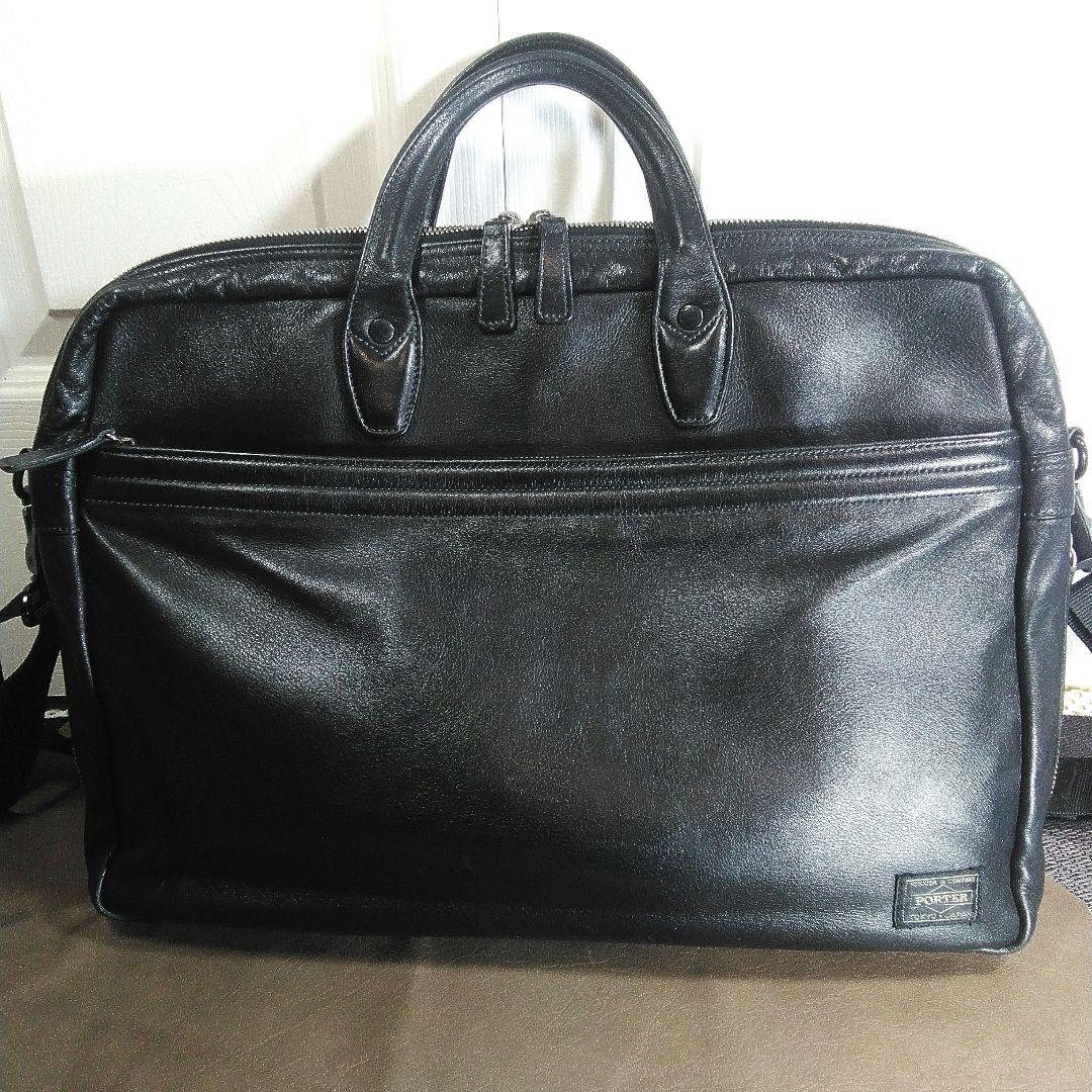 PORTER⁄TAUSEN オールレザービジネスバッグ 2Way バッグA4対応