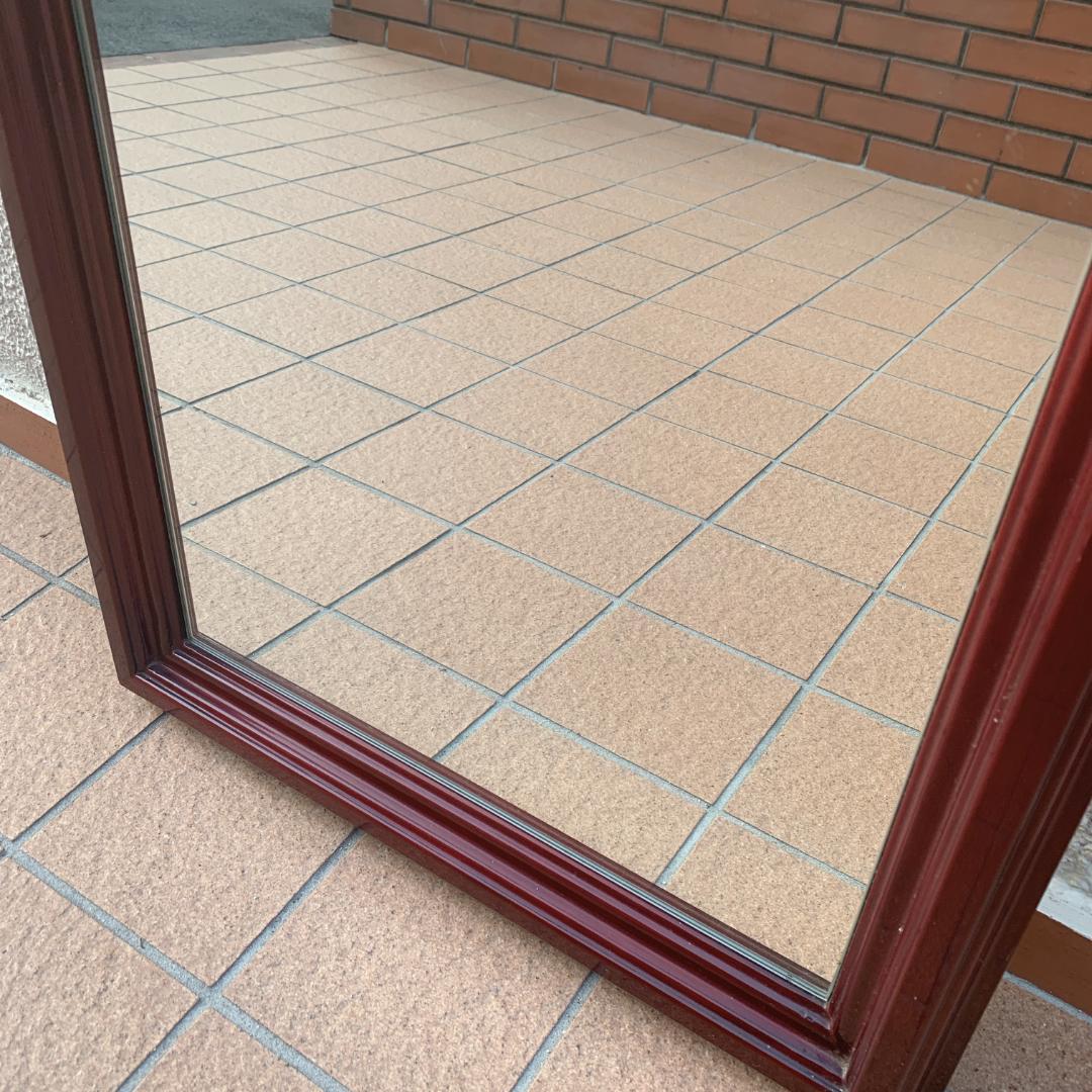 全国送料無料　アンティーク　輸入家具　海外製　木製　姿見鏡　ウォールミラー