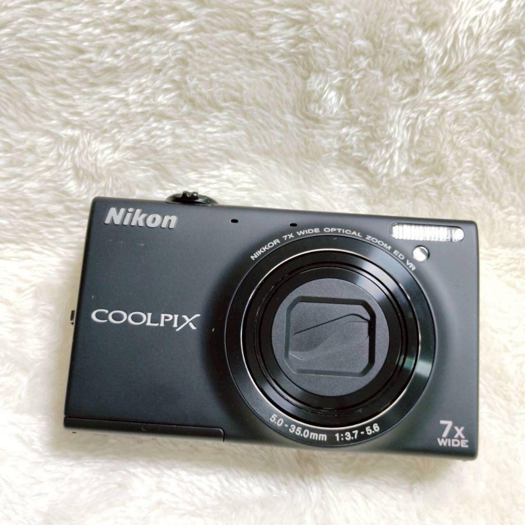 Nikon COOLPIX S6100 黒 箱 付属品 コンデジ