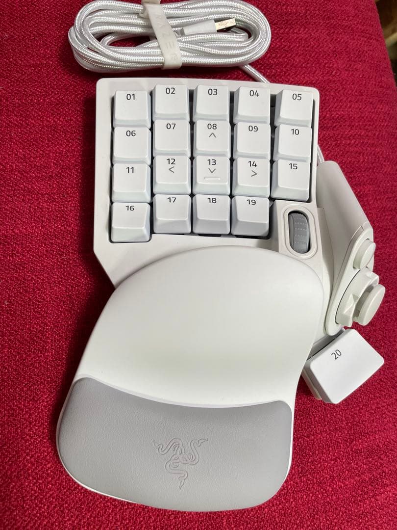 Razer TARTARUS PRO 左手デバイス 白 タルタロスプロ