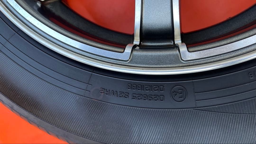 PIAAユーロテック 15インチ 6.5J+38 PCD100-4H 4穴4本