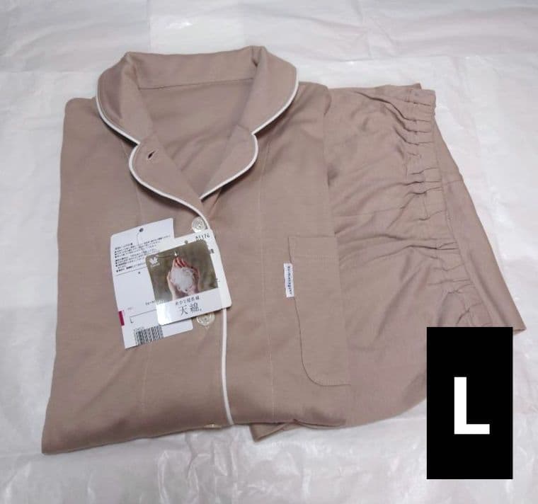 新品タグ付き ワコール 高級 睡眠科学 パジャマ ルームウェア 超長綿 BE