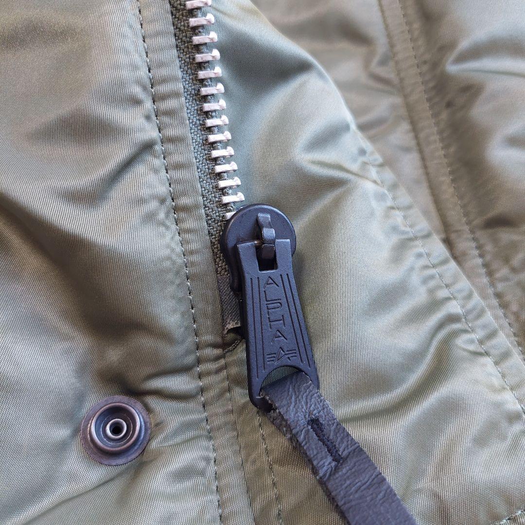 【極美品】ALPHA INDUSTRIES N3B モッズコート S ファー付き