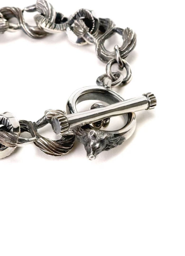 アクセサリー SILVER 950 WOLF BRACELET