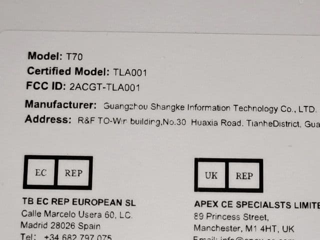 【新品未開封】TECLAST T70 14インチ TAB 256GB G99