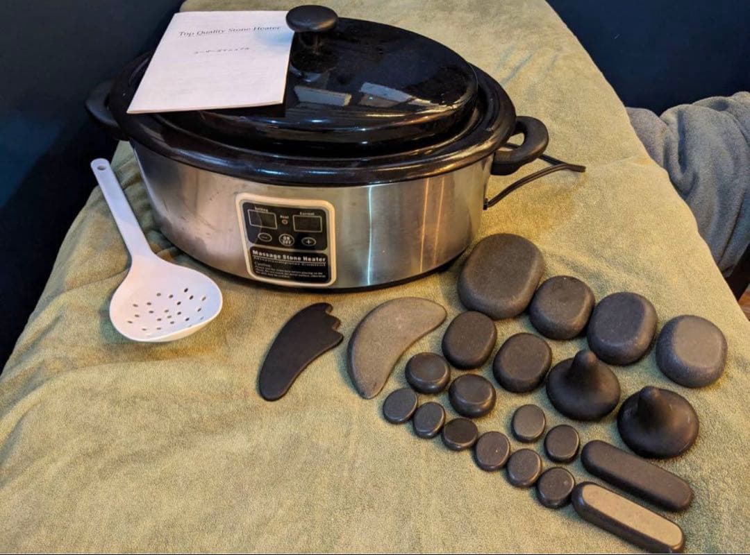 ホットストーン　ウォーマー　玄武岩　リラクゼーション