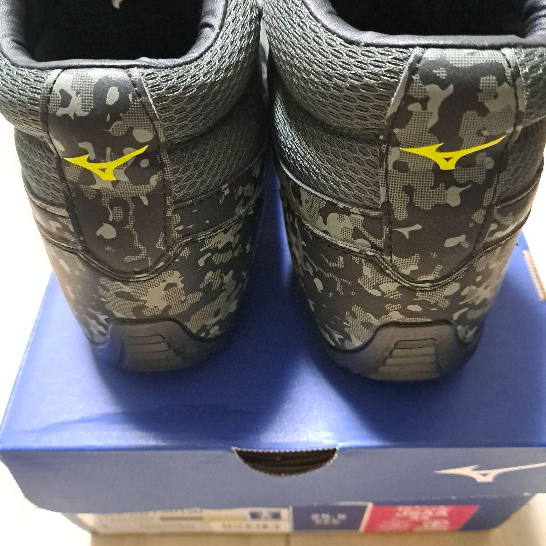 たかし❗【未使用に近い】ミズノ安全靴25.5 ハイカット 限定カラーモデル