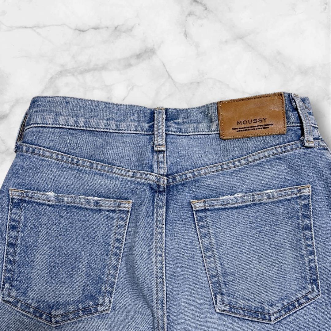 大人気✨moussy MVS FLARE フレアデニムパンツ 27 BLUE