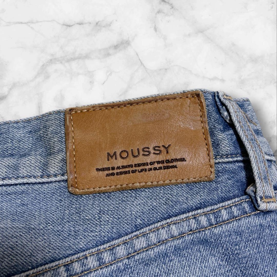 大人気✨moussy MVS FLARE フレアデニムパンツ 27 BLUE