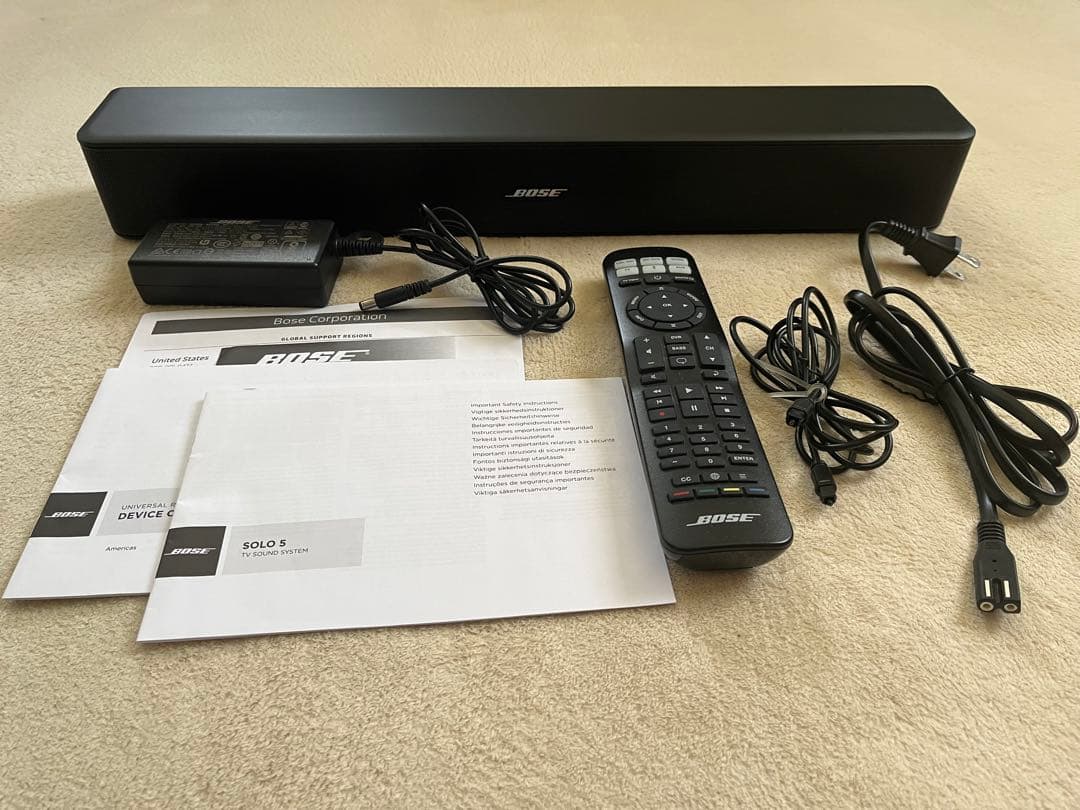 匿名配送　BOSE サウンドバー SOLO5 テレビサウンドシステム　動作確認済