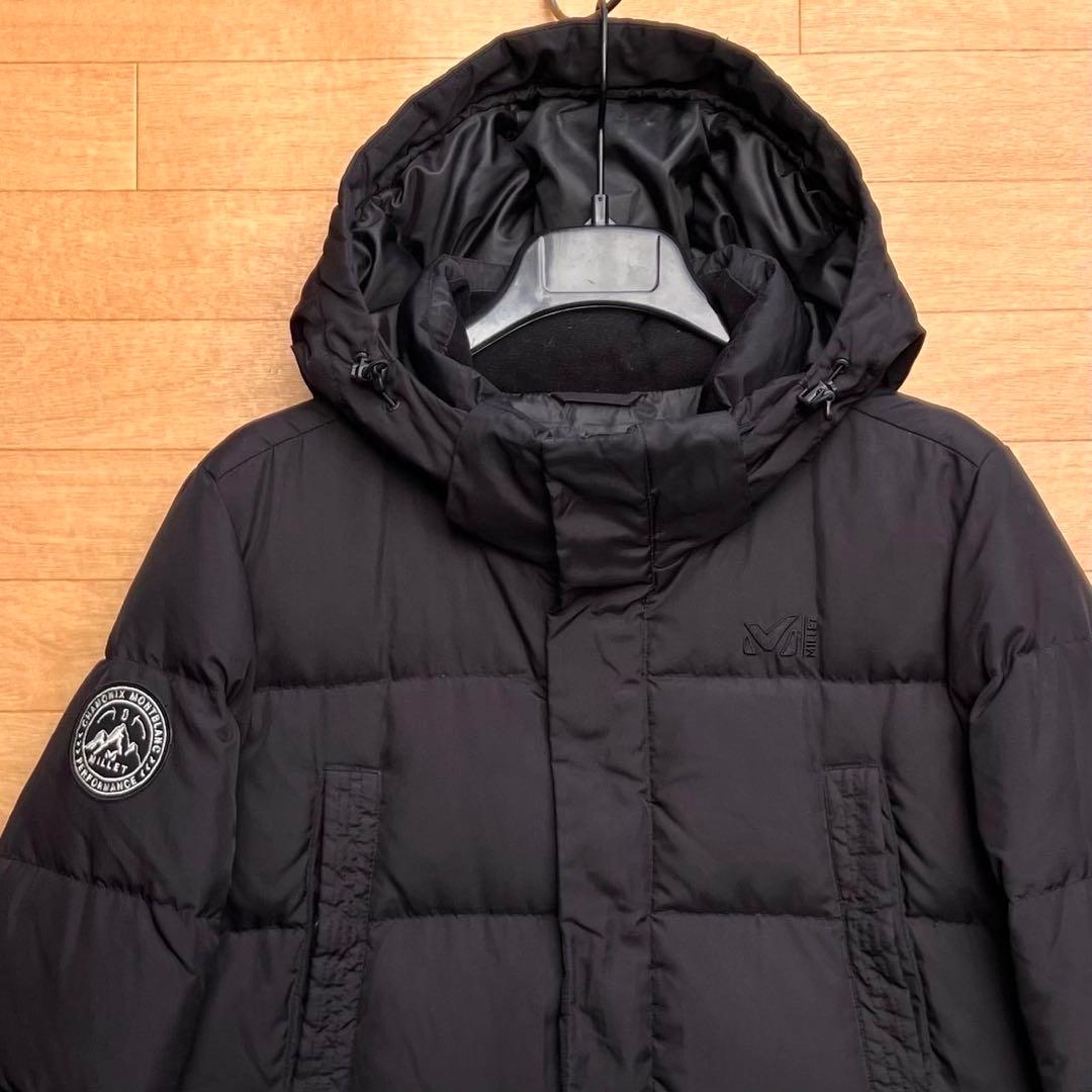 ミレー ダウンコート L ロングダウンジャケット ブラック ベンチコート