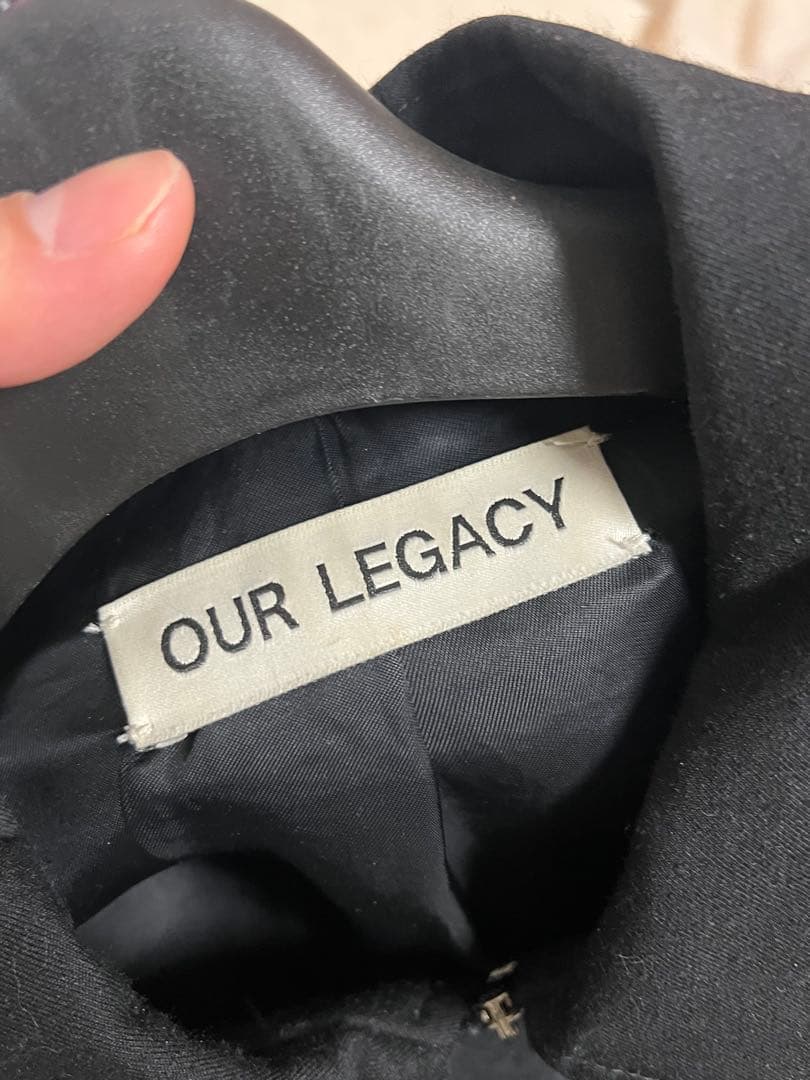 ジャケット・アウター OUR LEGACY Mini Jacket - Black, Size 44