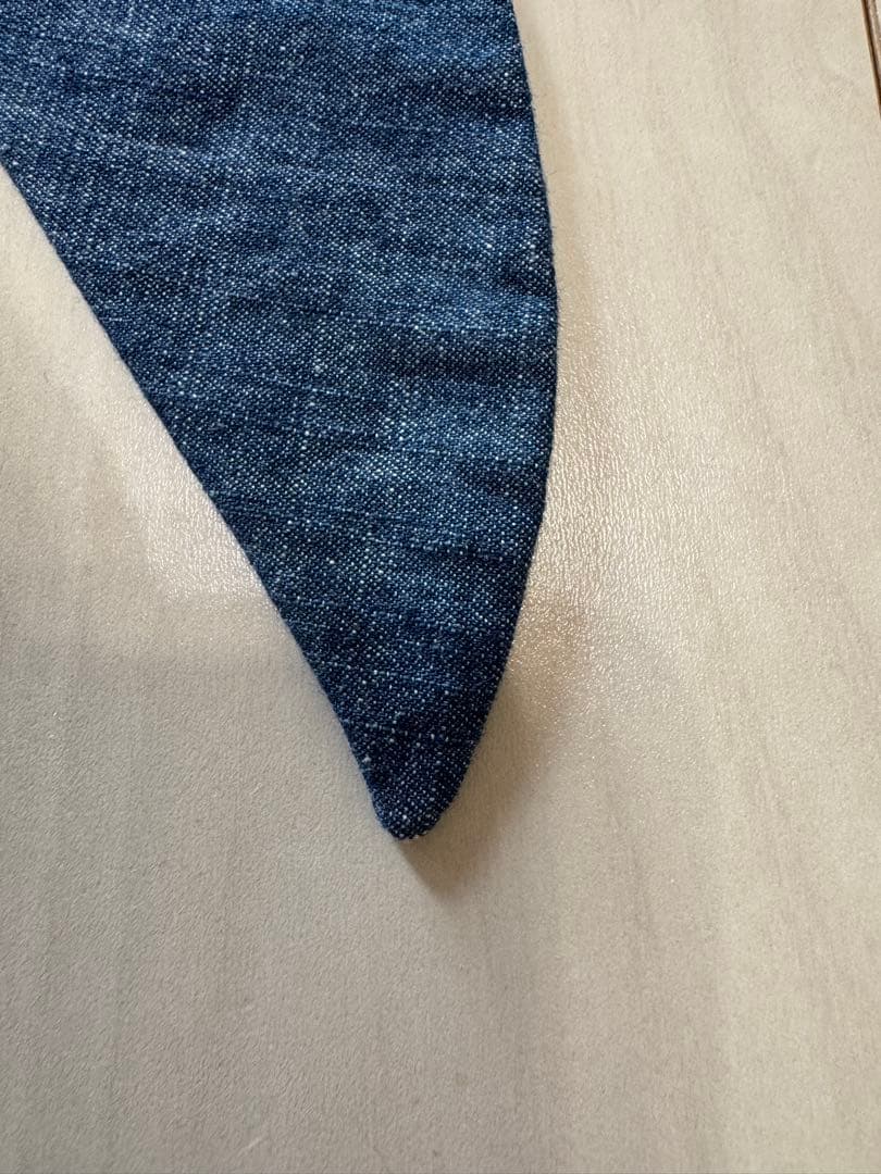 【美品】ALEXANDRE DE PARIS デニム地シュシュ