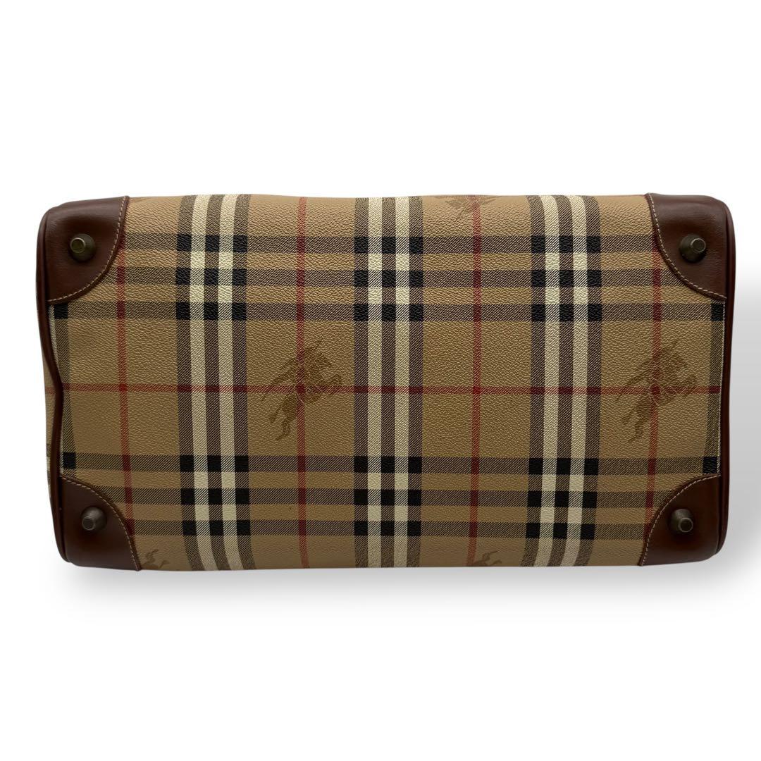 BURBERRYS バーバリー ボストンバッグ ノバチェック シャドーホース