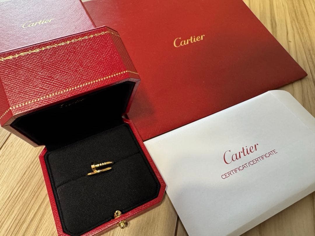 Cartier ジュストアンクルスモールリング YG