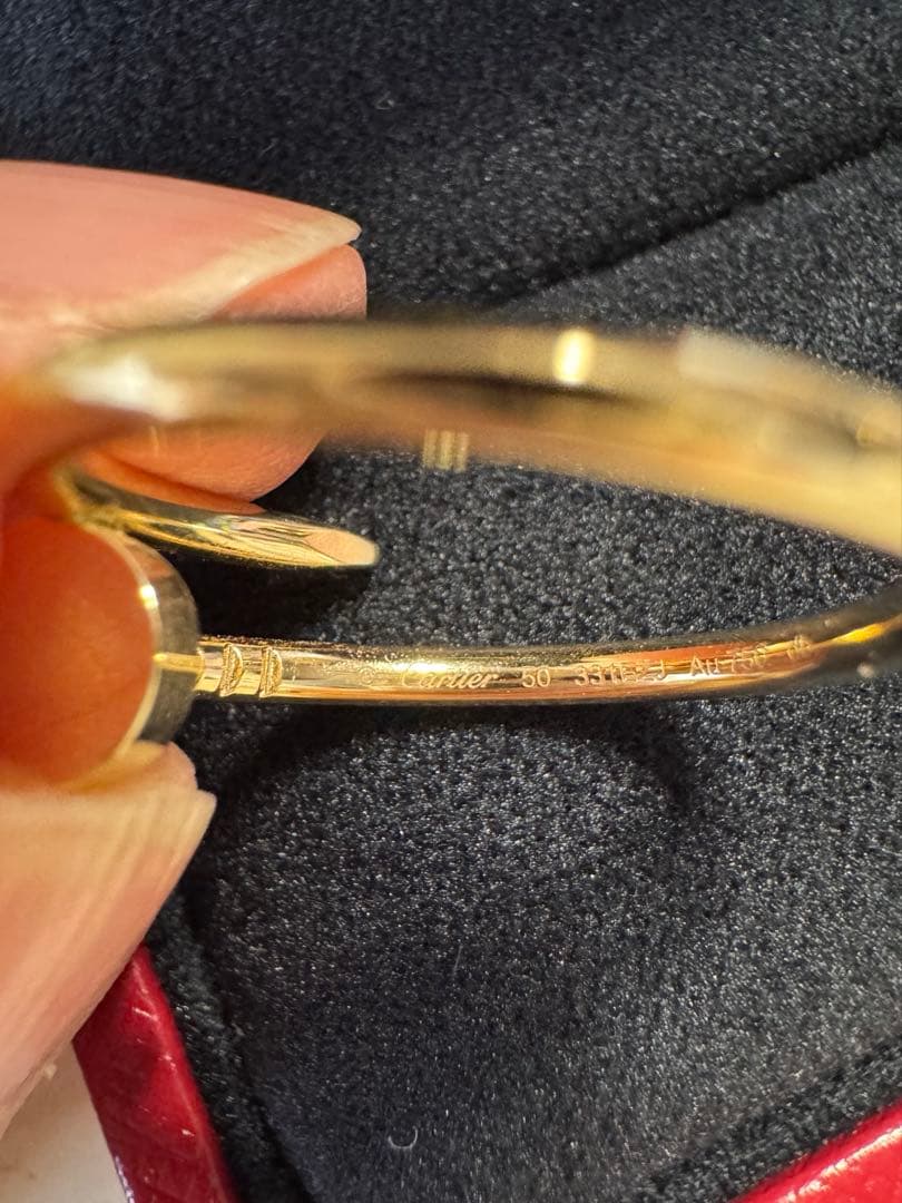 Cartier ジュストアンクルスモールリング YG