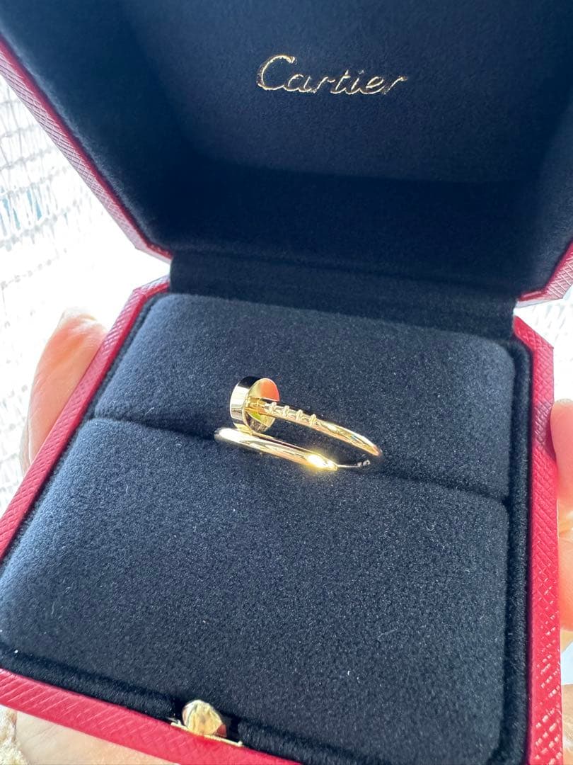 Cartier ジュストアンクルスモールリング YG