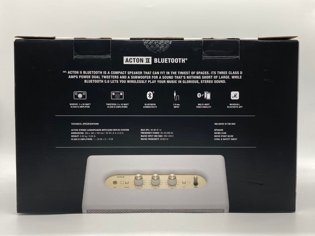 Marshall ワイヤレススピーカー ACTON II ホワイト マーシャル