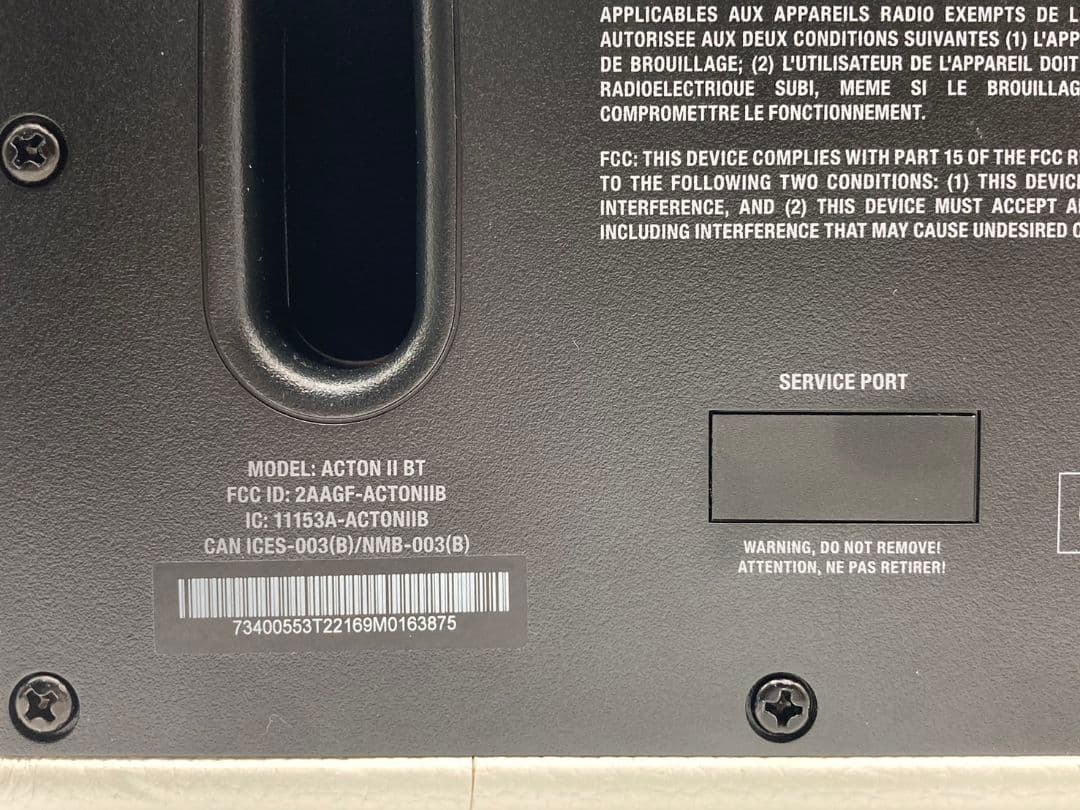 Marshall ワイヤレススピーカー ACTON II ホワイト マーシャル