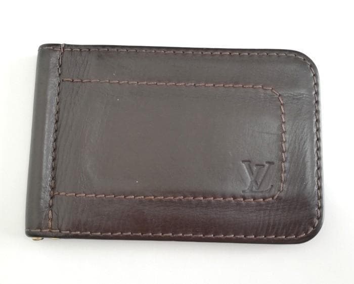 ルイヴィトン ユタ ポルト フォイユ パンス マネークリップ 2つ折り 札入れ