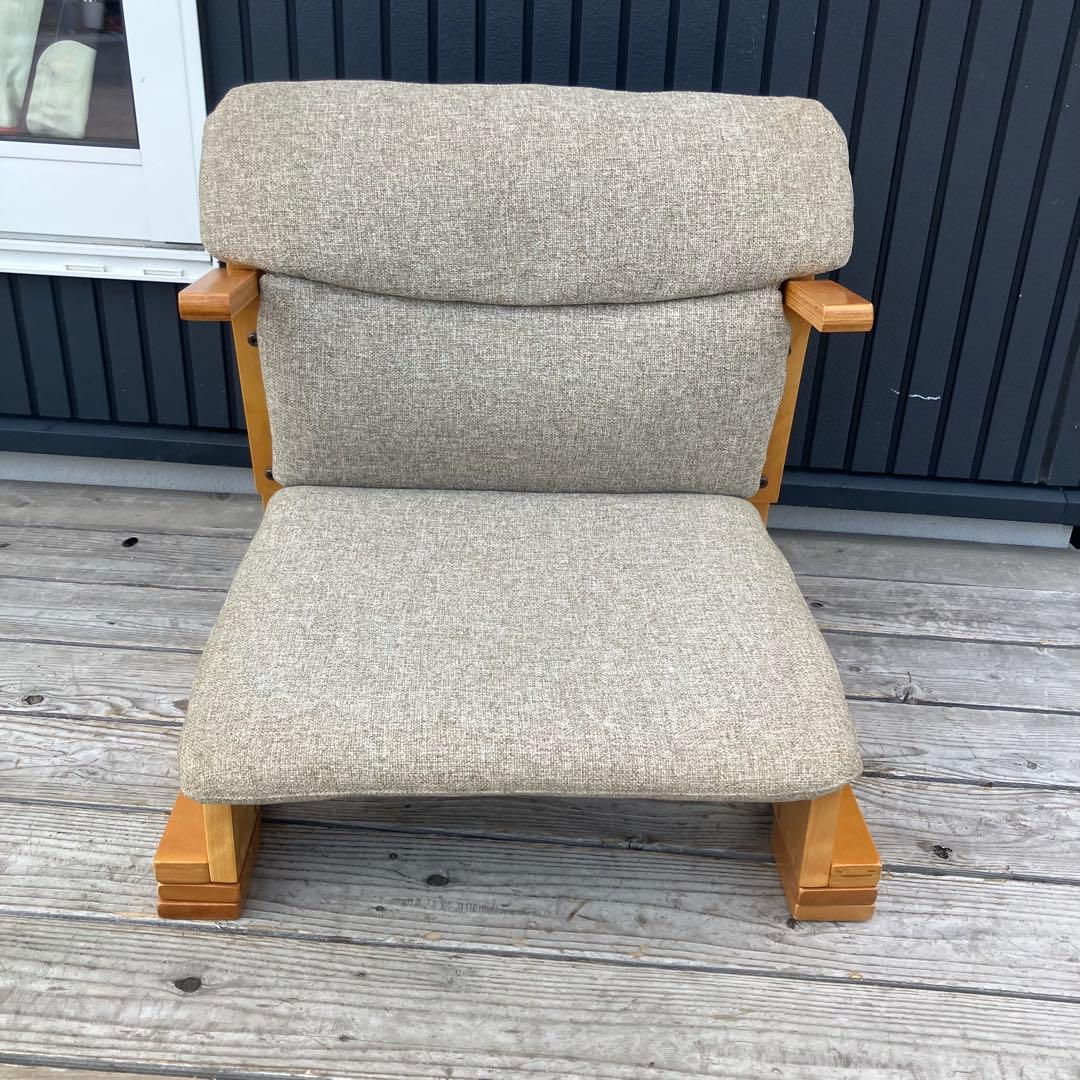 楽座椅子NEW 新日本木工 座椅子 プライウッドチェア イス あぐら 通販生活