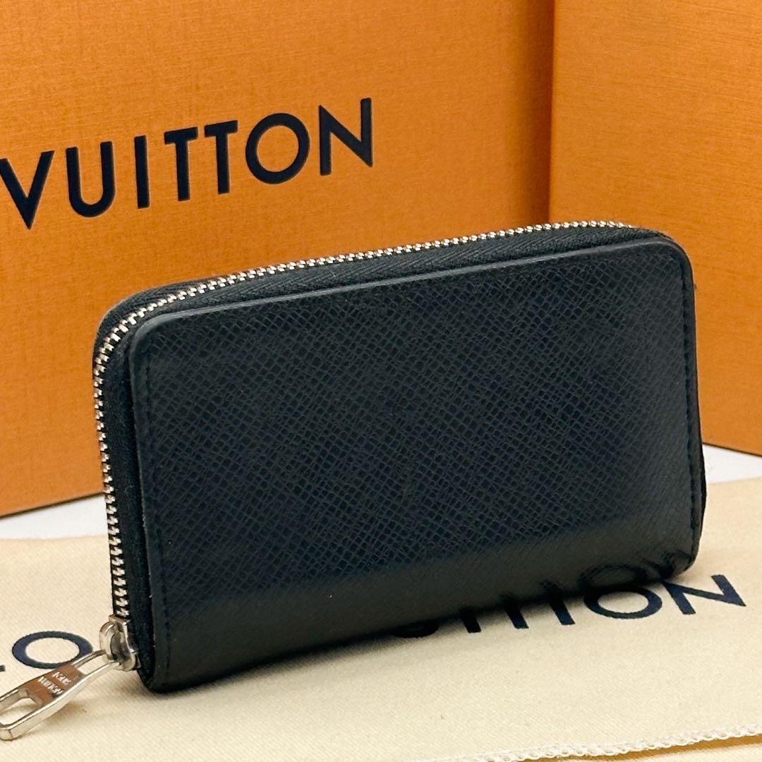 ルイヴィトン ジッピーパース タイガ ブラック コンパクト ミニ 小銭入れ