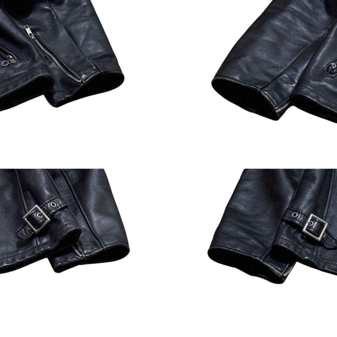 Schott ショット 641 シングルライダース ブラック 40 XL