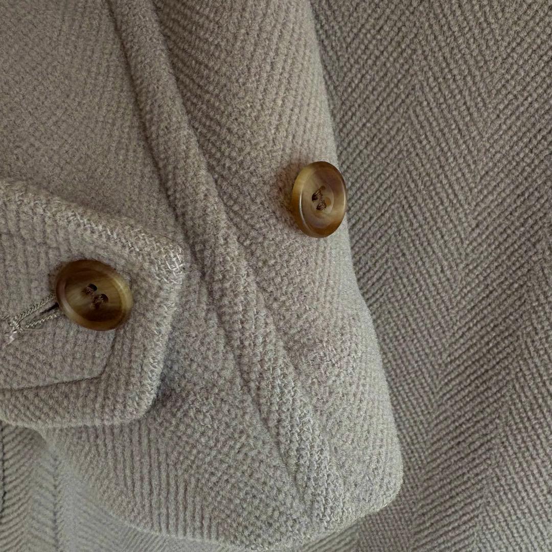 OLD ENGLAND オールドイングランド ダッフルコート　グレージュ　8