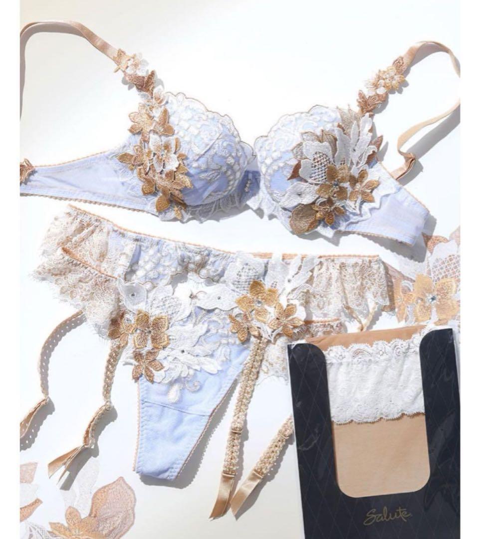 サルート 02 プレステージ 新品タグ付 P-upブラTバックM E65 PU