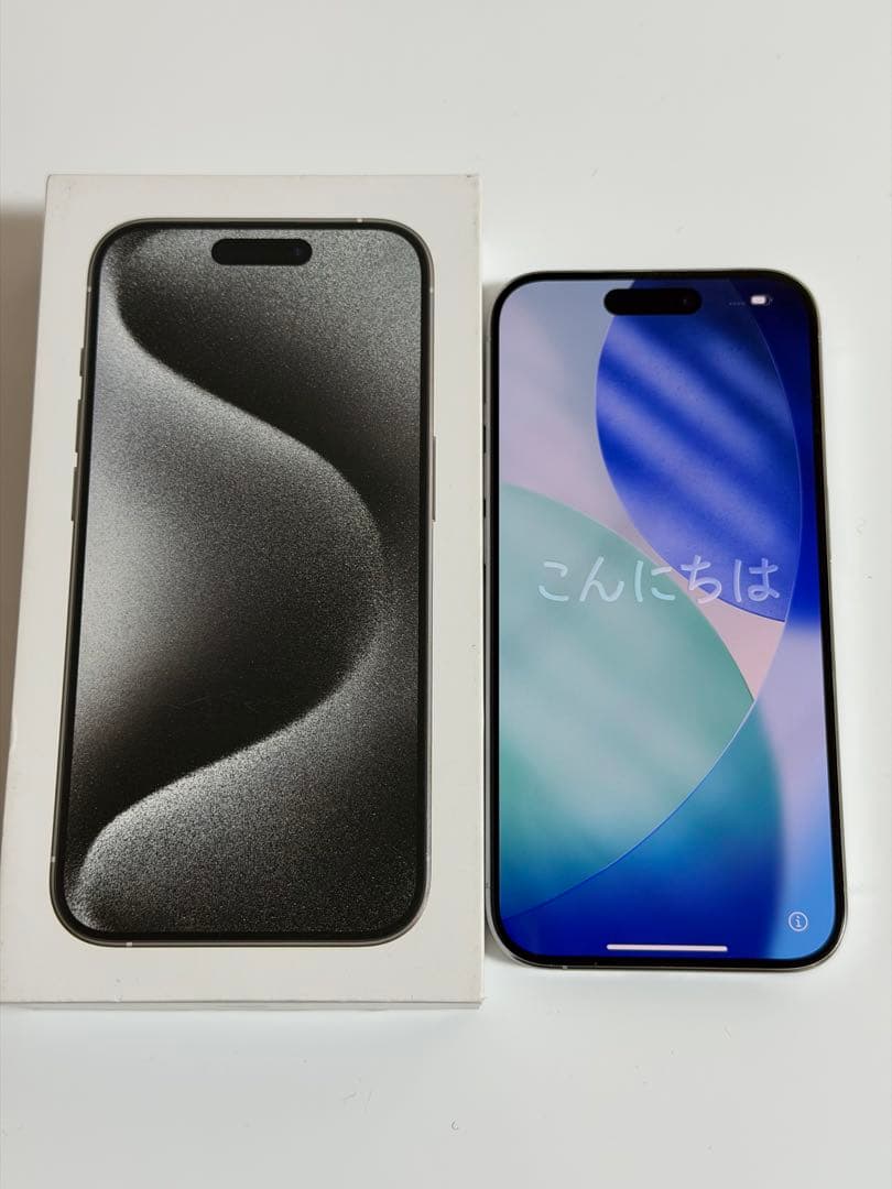 iPhone 15 Pro 256GB SIMフリー ホワイトチタニウム