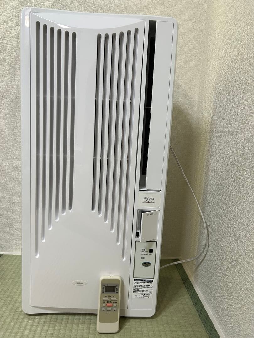 中古　コイズミ　窓用エアコン （冷房除湿専用）KAW-1921