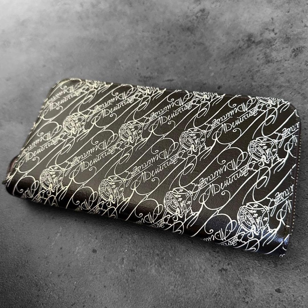 希少✨Berluti イタウバ トワル マルブフ カリグラフィ　長財布