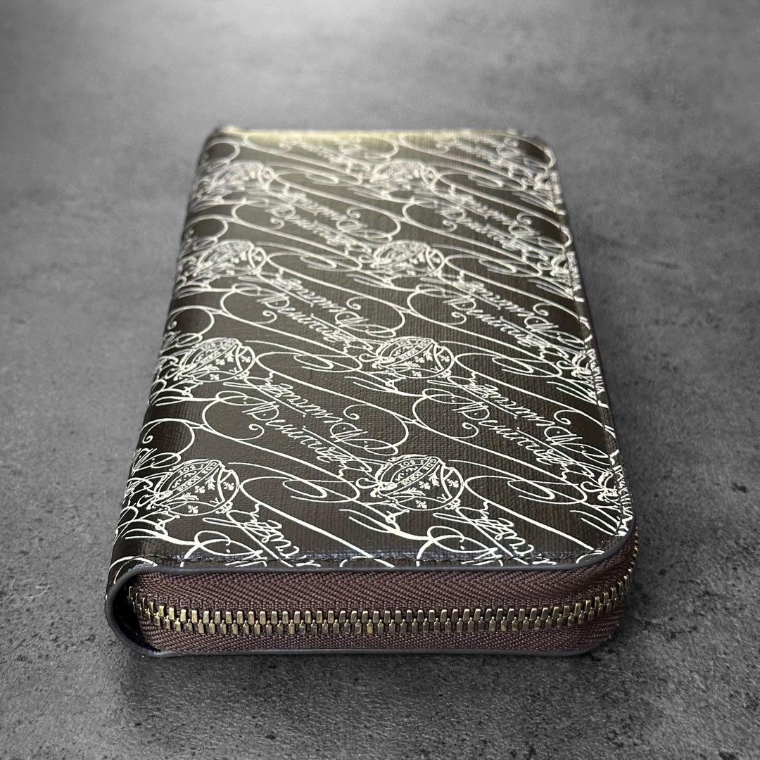 希少✨Berluti イタウバ トワル マルブフ カリグラフィ　長財布