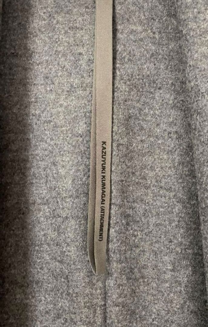 サイズ5 カズユキクマガイ アタッチメントウールカーディガン