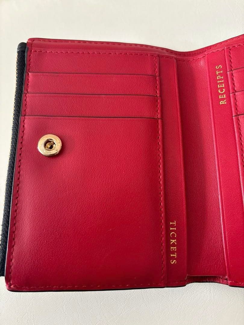 ANYA HINDMARCH アニヤハインドマーチ 二つ折り財布 ブラック