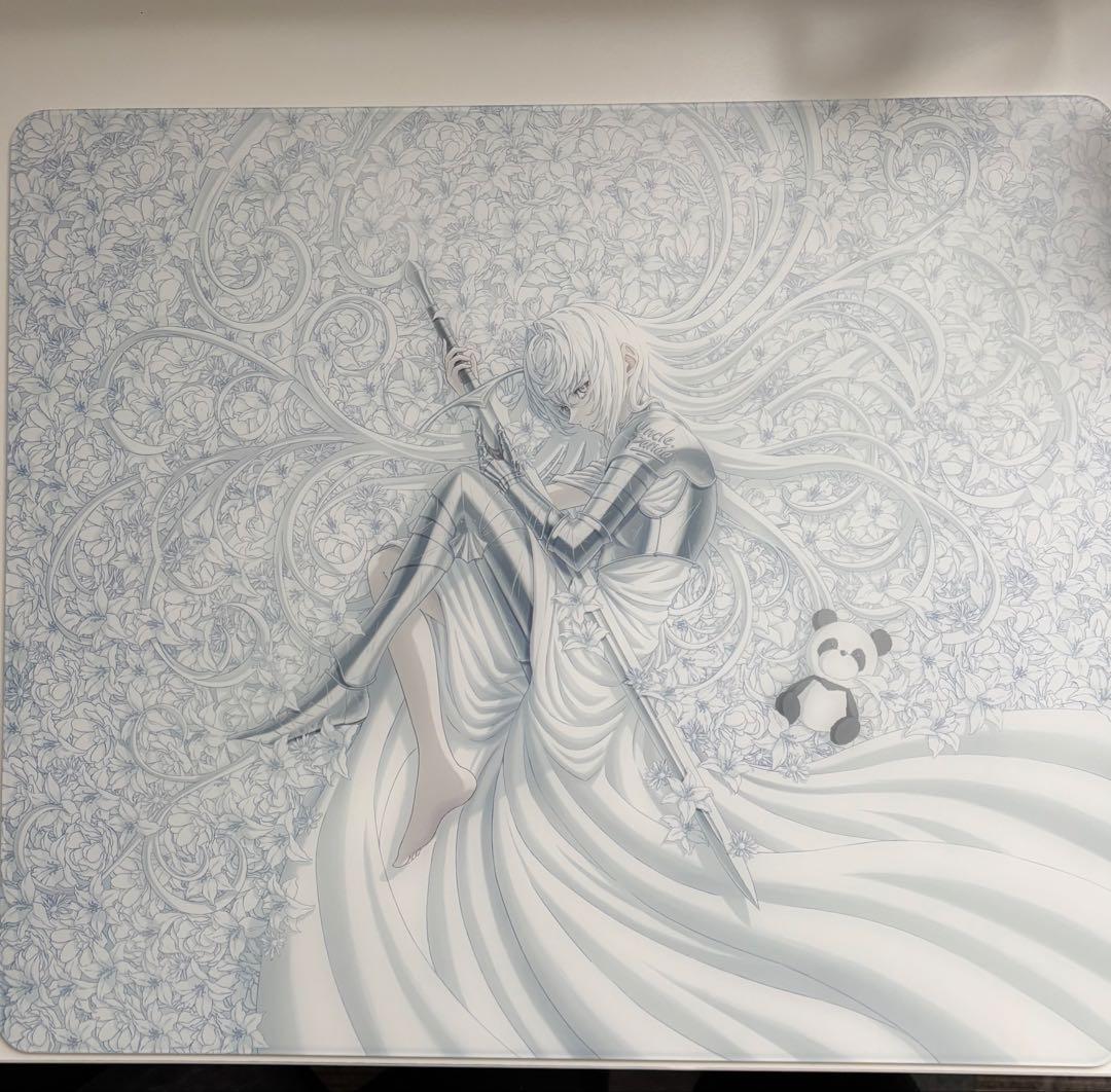 UNCLEPANDA　ガラスマウスパッド P-LUCK　UP-P-LUCK