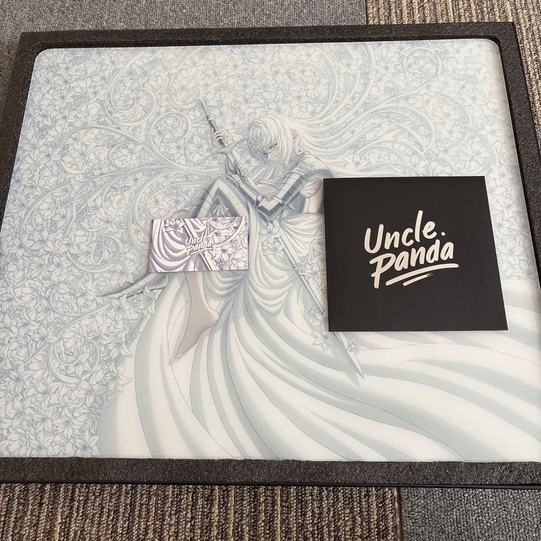 UNCLEPANDA　ガラスマウスパッド P-LUCK　UP-P-LUCK